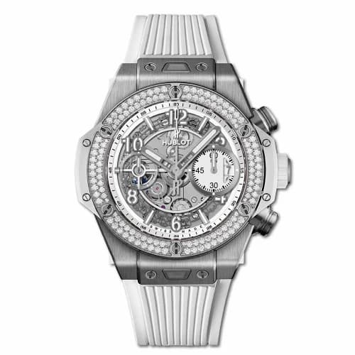 Hublot Big Bang Unico 42 Titanium / Diamonds / White 441.NE.2010.RW.1104