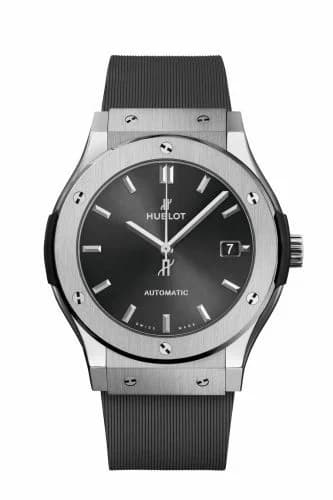 Hublot Classic Fusion 45 Titanium / Racing Grey / Rubber 511.NX.7071.RX