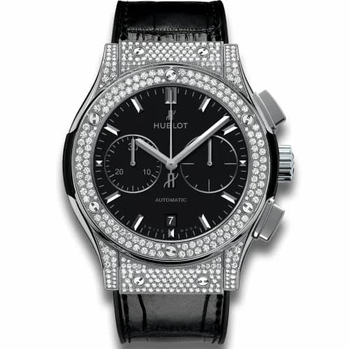 Hublot Classic Fusion 45 Chronograph Titanium / Pavé 521.NX.1171.LR.1704