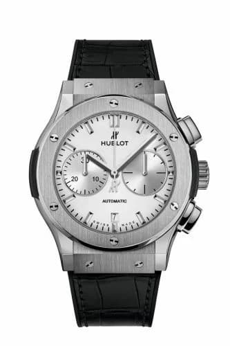 Hublot Classic Fusion 45 Chronograph Titanium / Opalin / Alligator 521.NX.2611.LR