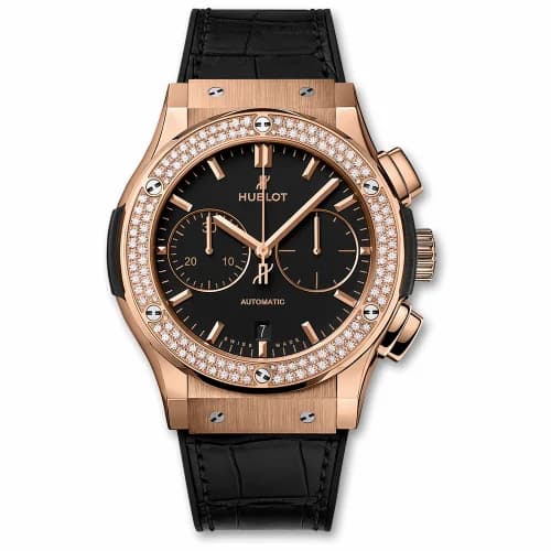Hublot Classic Fusion 45 Chronograph King Gold / Diamonds 521.OX.1181.LR.1104