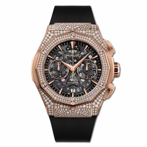 Hublot Classic Fusion 45 Aerofusion Chronograph Orlinski King Gold Pavé 525.OX.0180.RX.1704.ORL19