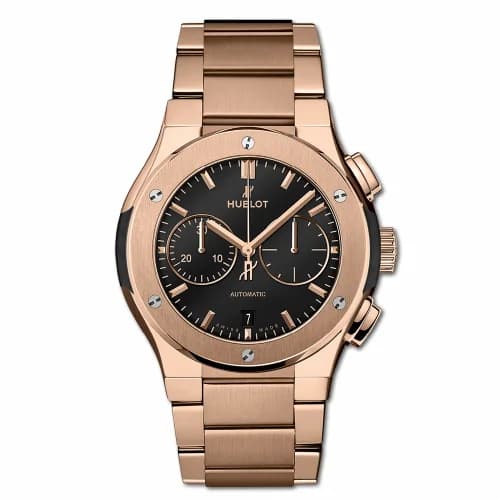 Hublot Classic Fusion 42 Chronograph King Gold / Black / Bracelet 540.OX.1180.OX