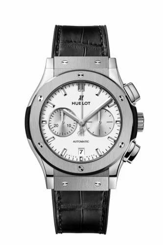 Hublot Classic Fusion 42 Chronograph Titanium / Opalin / Alligator 541.NX.2611.LR