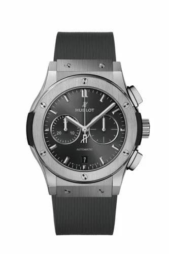 Hublot Classic Fusion 42 Chronograph Titanium / Racing Grey / Rubber 541.NX.7070.RX