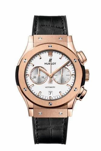 Hublot Classic Fusion 42 Chronograph King Gold / Opalin / Alligator 541.OX.2611.LR