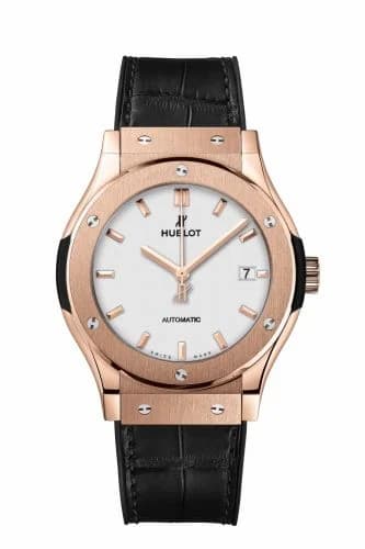 Hublot Classic Fusion 42 King Gold / Opalin / Alligator 542.OX.2611.LR