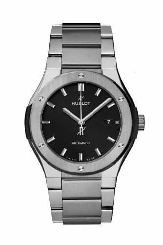 Hublot Classic Fusion 42 Titanium / Black / Bracelet 548.NX.1170.NX