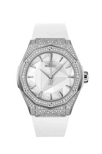 Hublot Classic Fusion Orlinski 40 Titanium - Pavé / White / Rubber 550.NS.2200.RW.1604.ORL20