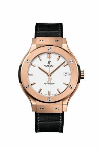 Hublot Classic Fusion 38 King Gold / Opalin / Alligator 565.OX.2611.LR