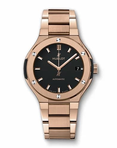 Hublot Classic Fusion 38 King Gold / Black / Bracelet 568.OX.1180.OX