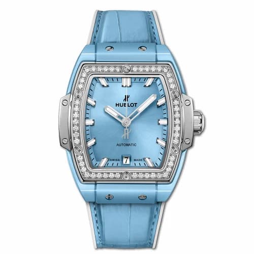 Hublot Spirit of Big Bang 39 Light Blue Ceramic / Titanium / Diamonds 665.EN.891L.LR.1204