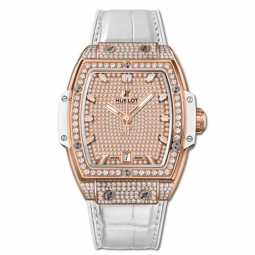 Hublot Spirit of Big Bang 39 King Gold / Full Pavé / White 665.OE.9010.LR.1604