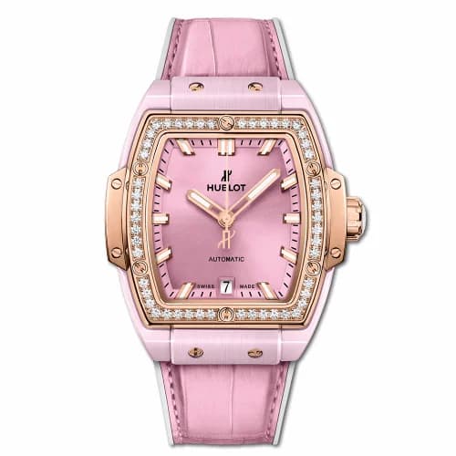 Hublot Spirit of Big Bang 39 Pink Ceramic / King Gold / Diamonds 665.RO.891P.LR.1204