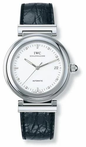 IWC Da Vinci SL Stainless Steel / White / Croco IW3528-07