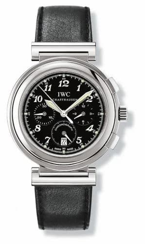 IWC Da Vinci SL Chronograph MecaQuartz Stainless Steel / Black Breguet / Nappa IW3728-10 — фото часов IWC Da Vinci SL Chronograph MecaQuartz Stainless Steel / Black Breguet / Nappa IW3728-10 — фото часов