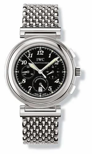 IWC Da Vinci SL Chronograph MecaQuartz Stainless Steel / Black Breguet / Bracelet IW3728-11 — фото часов IWC Da Vinci SL Chronograph MecaQuartz Stainless Steel / Black Breguet / Bracelet IW3728-11 — фото часов