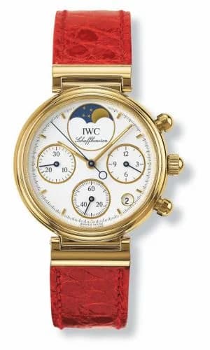 IWC Kleine Da Vinci Yellow Gold / White / Red Croco IW3736-03 — фото часов IWC Kleine Da Vinci Yellow Gold / White / Red Croco IW3736-03 — фото часов