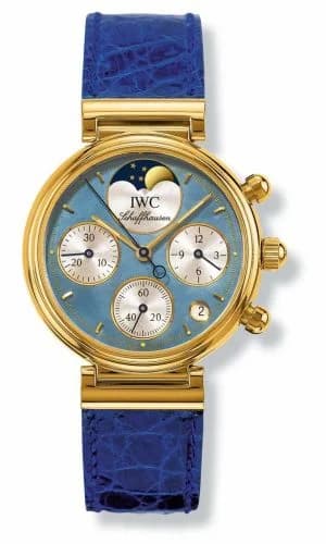 IWC Kleine Da Vinci Yellow Gold / Blue MOP IW3736-09 — фото часов IWC Kleine Da Vinci Yellow Gold / Blue MOP IW3736-09 — фото часов