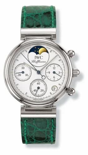 IWC Kleine Da Vinci Stainless Steel / White / Green Croco IW3736-10 — фото часов IWC Kleine Da Vinci Stainless Steel / White / Green Croco IW3736-10 — фото часов