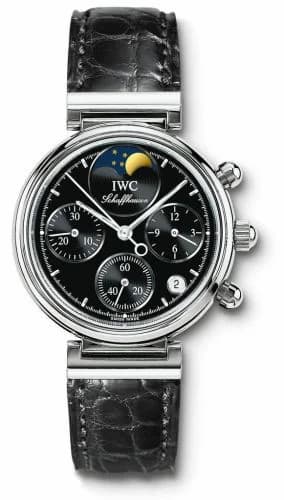 IWC Kleine Da Vinci Stainless Steel / Black / Croco IW3736-13 — фото часов IWC Kleine Da Vinci Stainless Steel / Black / Croco IW3736-13 — фото часов