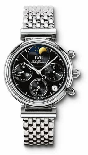IWC Kleine Da Vinci Stainless Steel / Black / Bracelet IW3736-14 — фото часов IWC Kleine Da Vinci Stainless Steel / Black / Bracelet IW3736-14 — фото часов