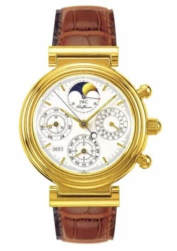 IWC Da Vinci Perpetual Yellow Gold / White / Italian IW3750-02 — фото часов IWC Da Vinci Perpetual Yellow Gold / White / Italian IW3750-02 — фото часов