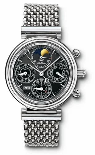 IWC Da Vinci Perpetual Stainless Steel / Black / German / Bracelet IW3750-32 — фото часов IWC Da Vinci Perpetual Stainless Steel / Black / German / Bracelet IW3750-32 — фото часов