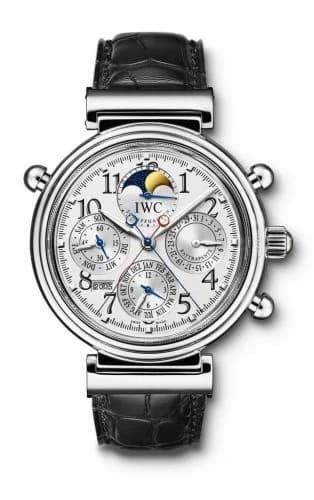 IWC Da Vinci Perpetual Rattrapante Platinum / Silver / German IW3754-09 — фото часов IWC Da Vinci Perpetual Rattrapante Platinum / Silver / German IW3754-09 — фото часов