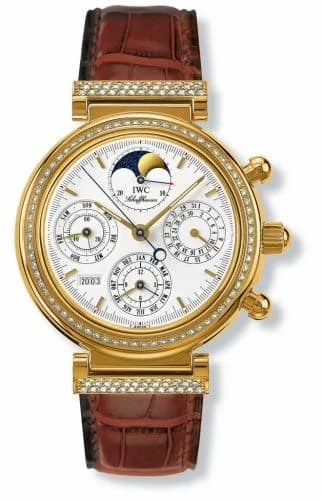 IWC Da Vinci Perpetual Yellow Gold / Diamond / White / German IW8153-01 — фото часов IWC Da Vinci Perpetual Yellow Gold / Diamond / White / German IW8153-01 — фото часов