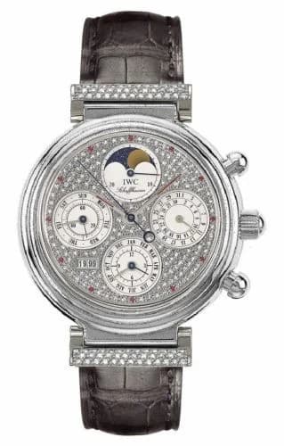 IWC Da Vinci Perpetual White Gold / Diamond / Paved / English IW8153-18 — фото часов IWC Da Vinci Perpetual White Gold / Diamond / Paved / English IW8153-18 — фото часов