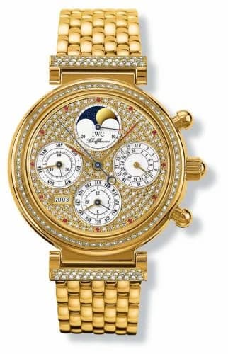 IWC Da Vinci Perpetual Yellow Gold / Diamond / Paved / German / Bracelet IW9253-06 — фото часов IWC Da Vinci Perpetual Yellow Gold / Diamond / Paved / German / Bracelet IW9253-06 — фото часов
