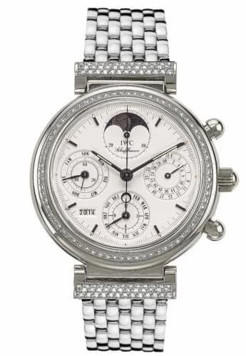 IWC Da Vinci Perpetual White Gold / Diamond / White / French IW9253-12 — фото часов IWC Da Vinci Perpetual White Gold / Diamond / White / French IW9253-12 — фото часов