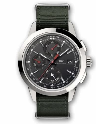 IWC Ingenieur Chronograph Custom Stainless Steel / Black-Red / NATO IW3808-DD — фото часов IWC Ingenieur Chronograph Custom Stainless Steel / Black-Red / NATO IW3808-DD — фото часов