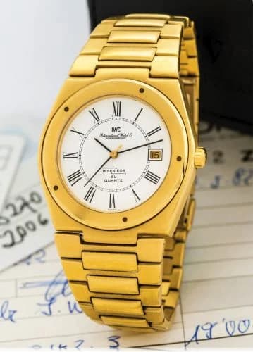 IWC Ingenieur SL Quartz Gold / Roman IW9701 Roman — фото часов IWC Ingenieur SL Quartz Gold / Roman IW9701 Roman — фото часов