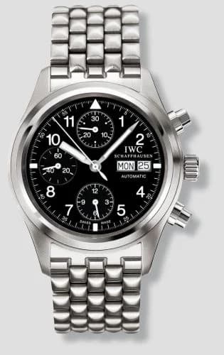 IWC Pilot's Watch Chronograph Stainless Steel / Black / German / Bracelet IW3706-05 — фото часов IWC Pilot's Watch Chronograph Stainless Steel / Black / German / Bracelet IW3706-05 — фото часов