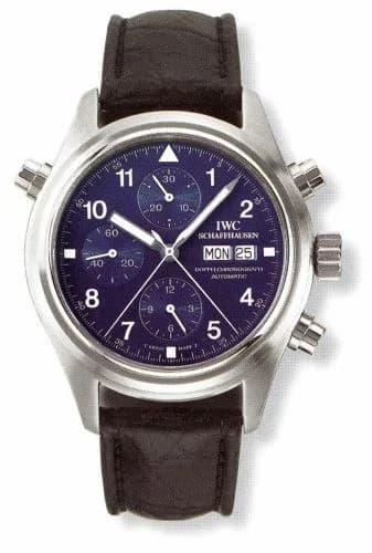 IWC Pilot's Watch Doppelchronograph Platinum / Blue / English IW3713-23 — фото часов IWC Pilot's Watch Doppelchronograph Platinum / Blue / English IW3713-23 — фото часов