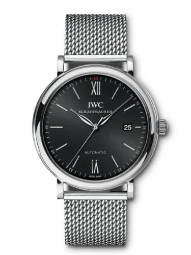 IWC Portofino Automatic Stainless Steel / Black / Short Milanese IW3565-08