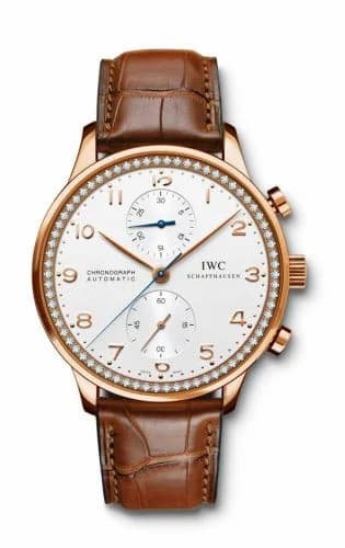 IWC Portuguese Chrono-Automatic Rose Gold / 80 Diamond IW3714-76 — фото часов IWC Portuguese Chrono-Automatic Rose Gold / 80 Diamond IW3714-76 — фото часов
