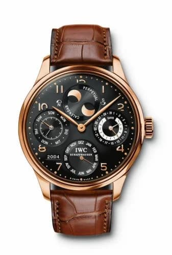 IWC Portuguese Perpetual Calendar 5021 Rose Gold / Black IW5021-01 — фото часов IWC Portuguese Perpetual Calendar 5021 Rose Gold / Black IW5021-01 — фото часов