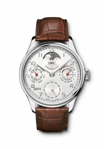 IWC Portugieser Perpetual Calendar 5023 Stainless Steel / Silver IW5023-08