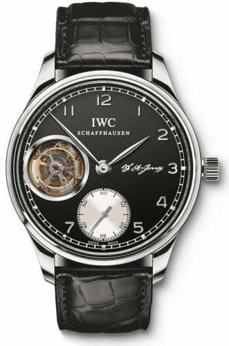 IWC Portugieser Tourbillon Hand-Wound F.A. Jones Platinum / Black IW5447-04