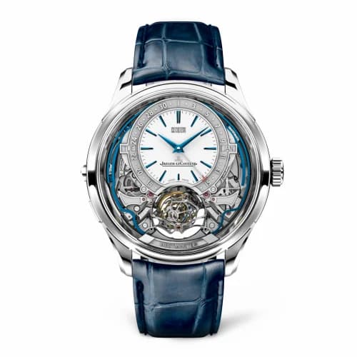 Jaeger-LeCoultre Master Grande Tradition Gyrotourbillon Westminster Perpetual White Gold / Silver 5253420