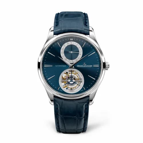 Jaeger-LeCoultre Master Ultra Thin Tourbillon White Gold / Blue Enamel 13234E1 — фото часов Jaeger-LeCoultre Master Ultra Thin Tourbillon White Gold / Blue Enamel 13234E1 — фото часов