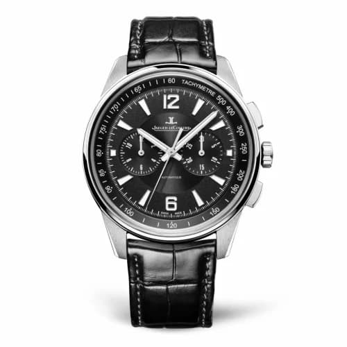 Jaeger-LeCoultre Polaris Chronograph Stainless Steel / Black / Alligator 9028470