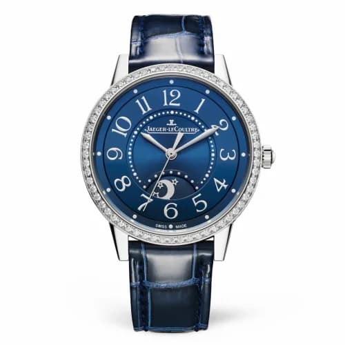 Jaeger-LeCoultre Rendez-Vous Night & Day Medium Stainless Steel / Blue / Alligator 3448480