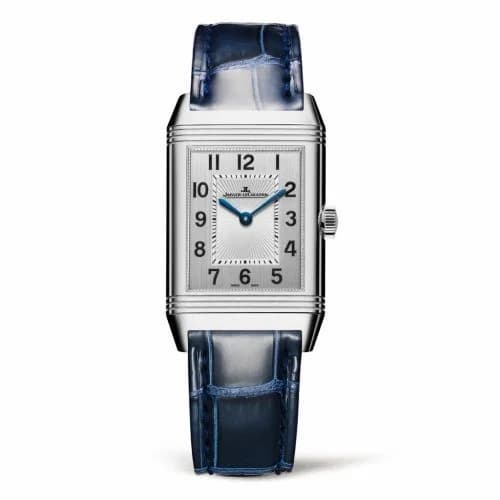 Jaeger-LeCoultre Reverso Classic Medium Duetto Stainless Steel / Silver / Alligator 2588422