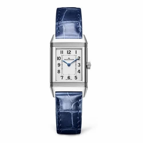 Jaeger-LeCoultre Reverso Classic Small Quartz Stainless Steel / Silver / Alligator 2618540 — фото часов Jaeger-LeCoultre Reverso Classic Small Quartz Stainless Steel / Silver / Alligator 2618540 — фото часов