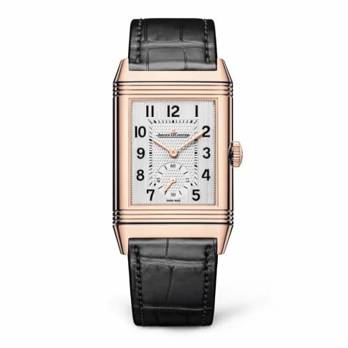 Jaeger-LeCoultre Reverso Classic Large Duoface Pink Gold / Silver / Alligator 3842520