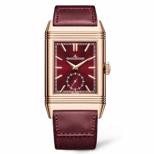 Jaeger-LeCoultre Reverso Tribute Duoface Fagliano Pink Gold / Burgundy 398256J